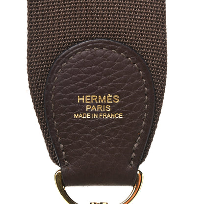 Hermes Taurillon Clemence Evelyne III PM Chocolate 15 of 16