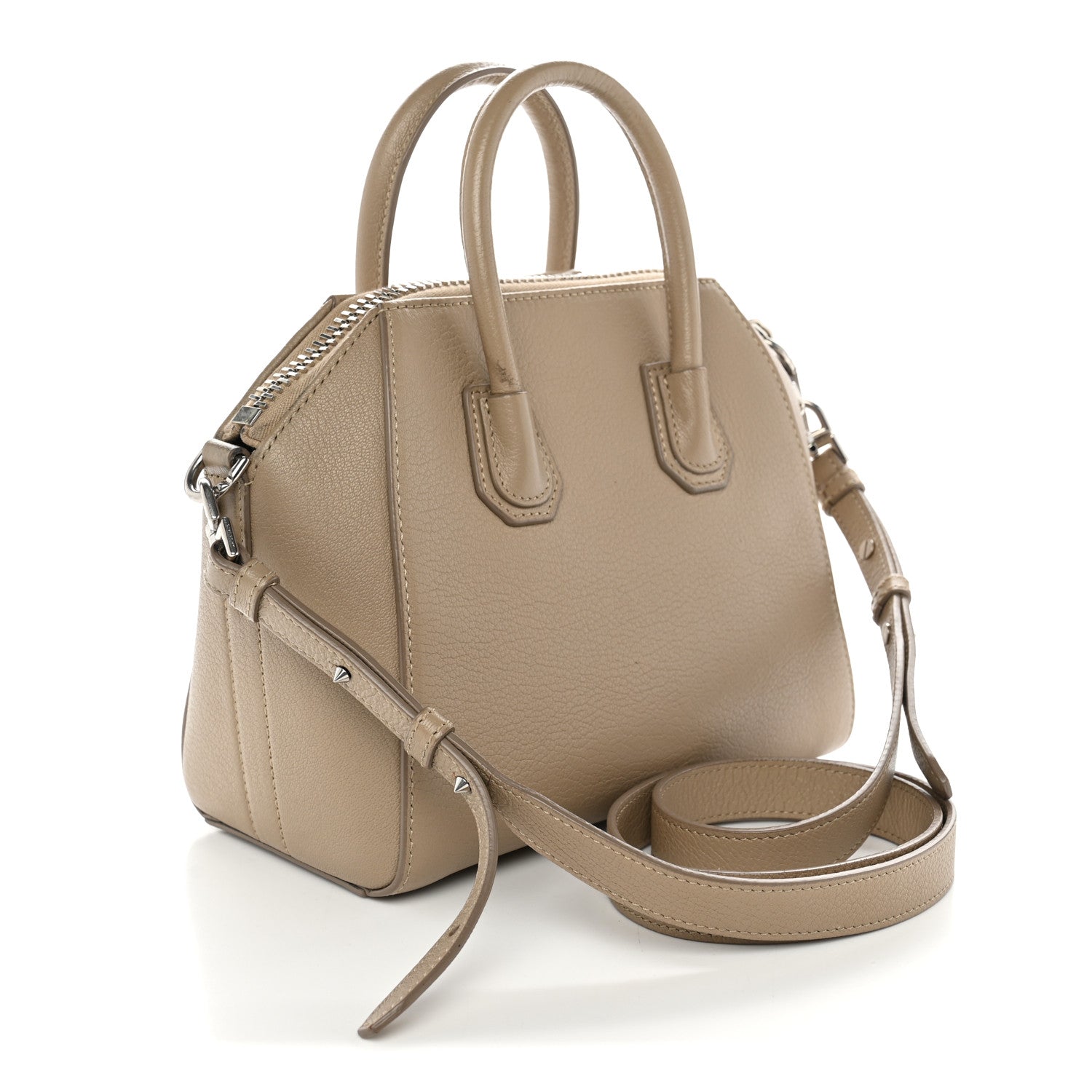 Givenchy Sugar Goatskin Mini Antigona Beige Camel 3 of 11