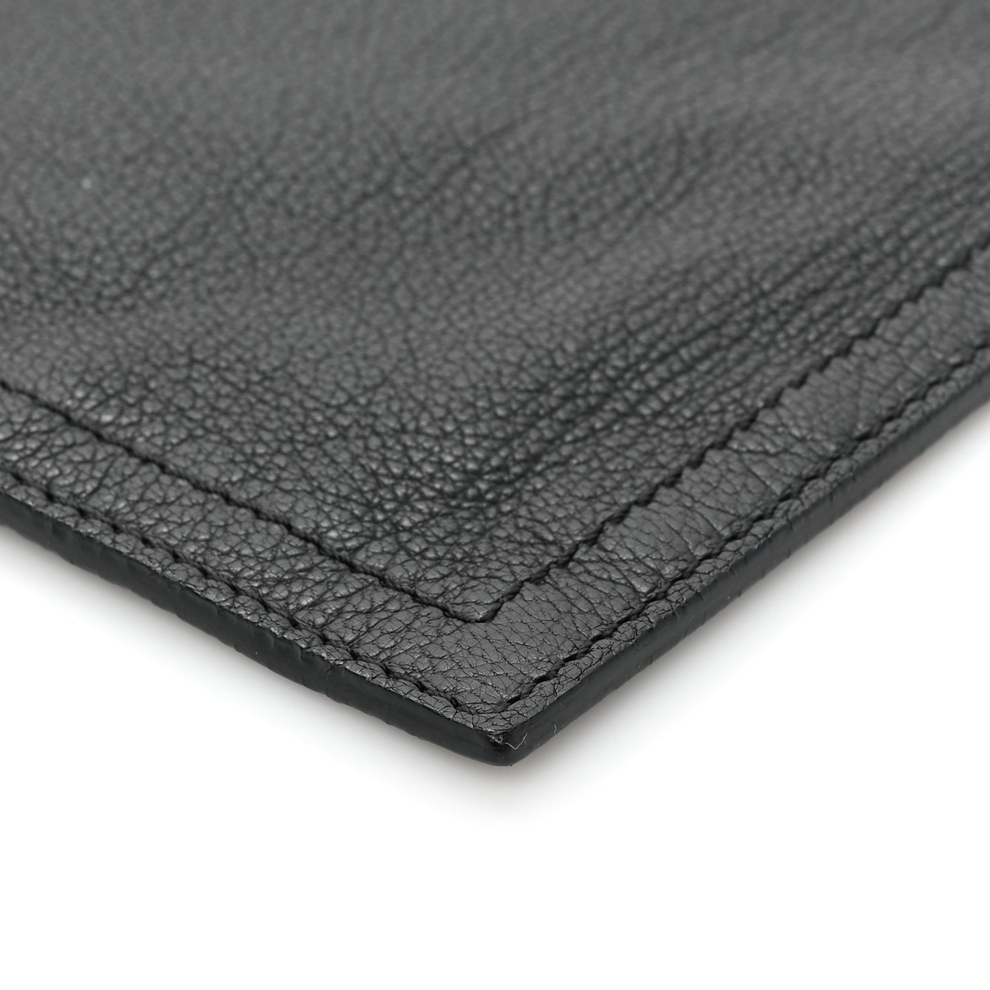 Sugar Goatskin Medium Antigona Pouch Black