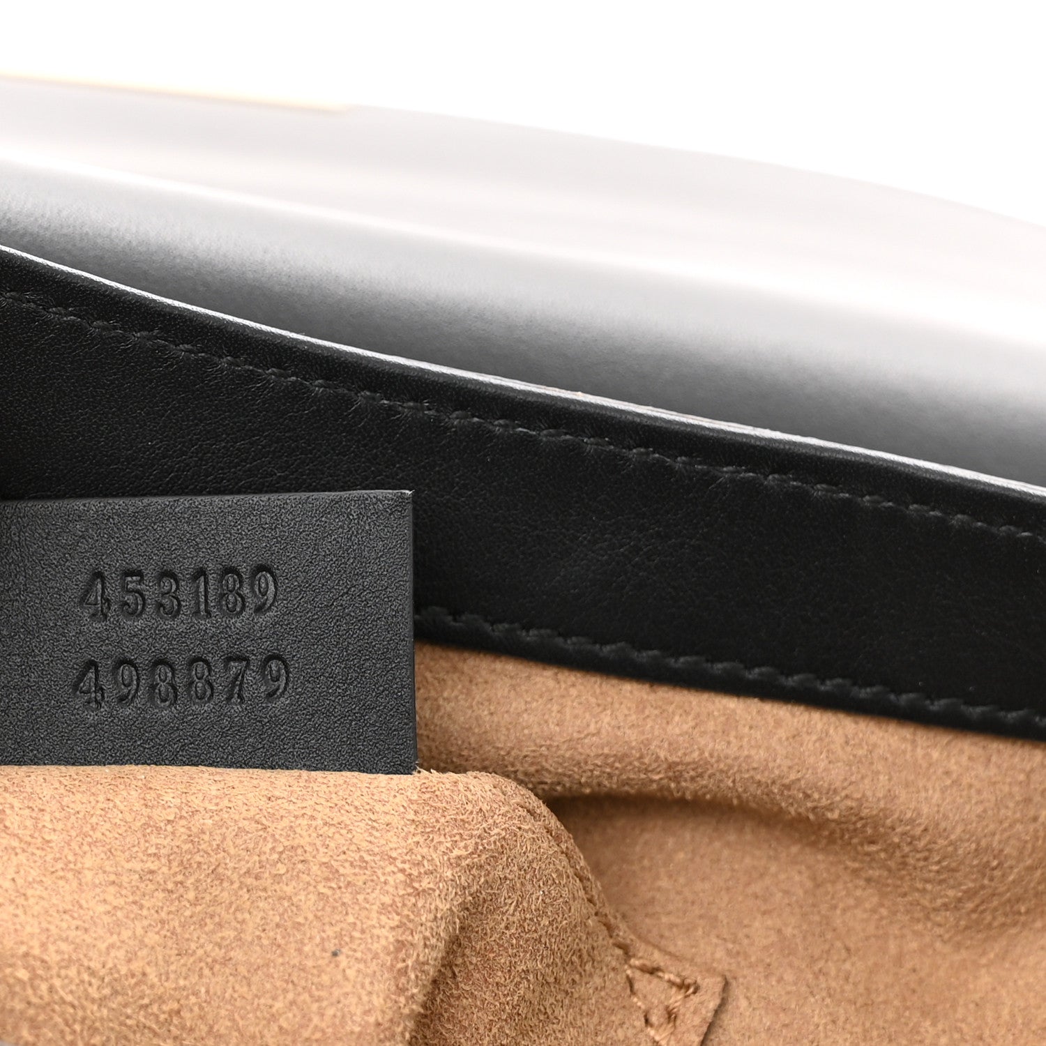 Gucci GG Supreme Monogram Web Medium Padlock Messenger Shoulder Bag Black 7 of 13