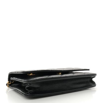 Chanel Caviar Quilted Wallet on Chain WOC Black 4 of 10
