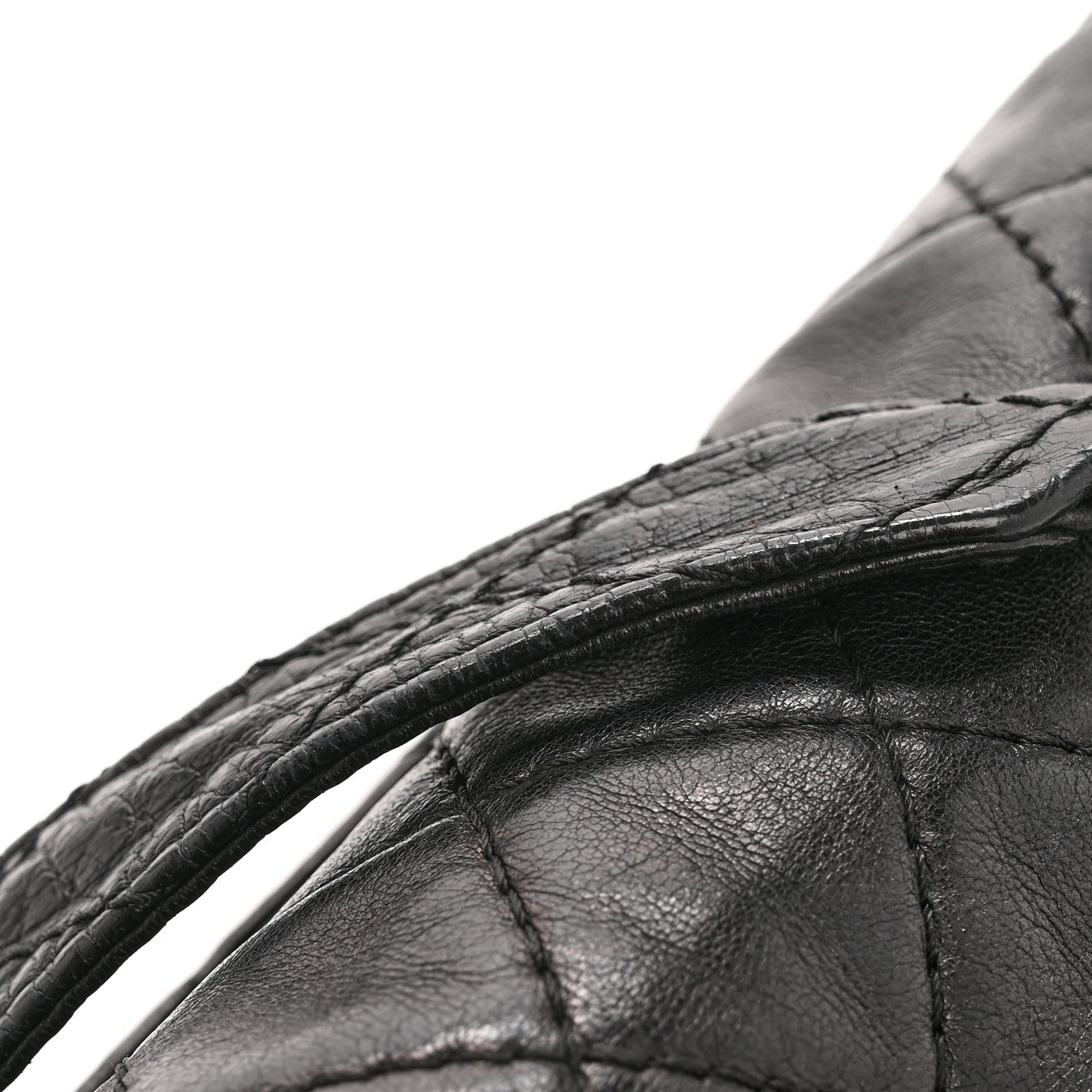 Chanel Lambskin Quilted Jumbo Icons Secret Label Flap Black 13 of 16