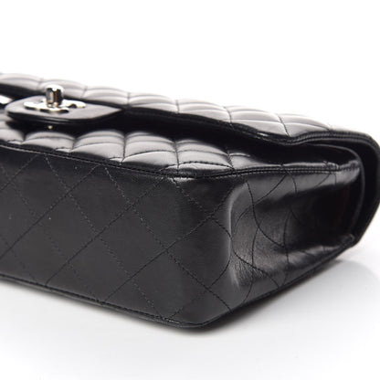 Chanel Lambskin Quilted Medium Double Flap Black 7 of 11