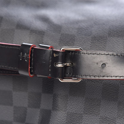 Louis Vuitton Damier Graphite Keepall Bandouliere 55 Rouge 21 of 21