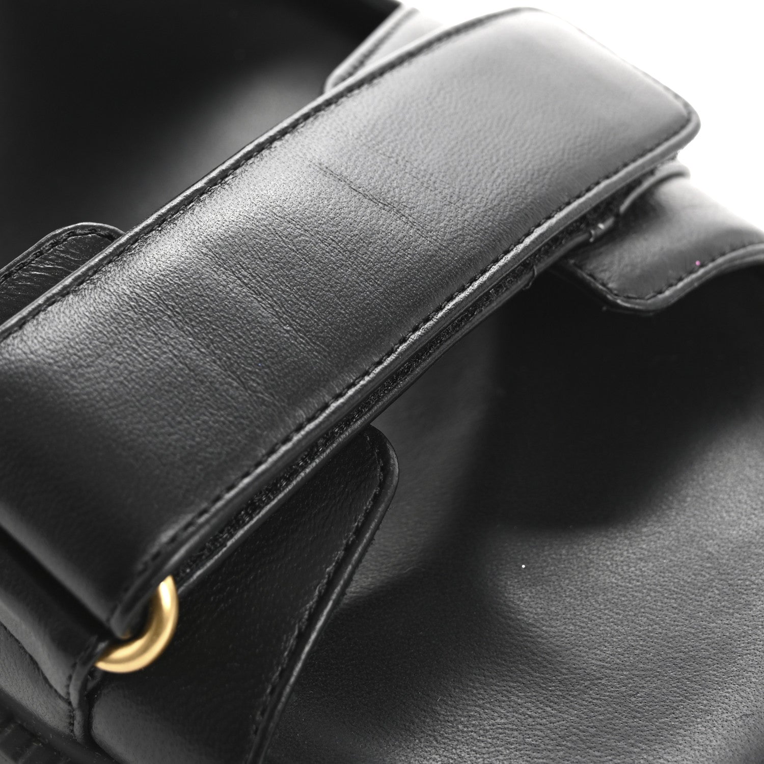 Christian Dior Lambskin Dioract 10mm Slide Sandals 41 Black 11 of 11