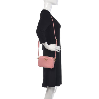 Prada Saffiano Mini Camera Crossbody Petalo 2 of 9