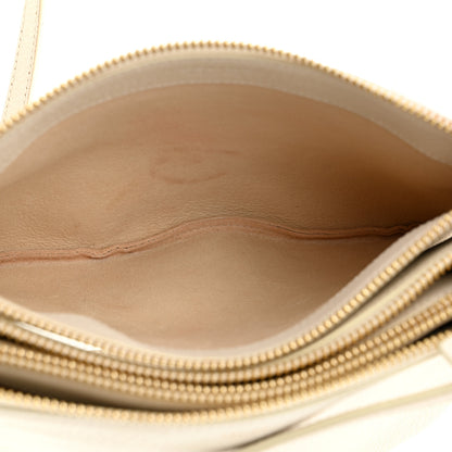 Celine Goatskin Small Trio Crossbody Bag White 7 of 13