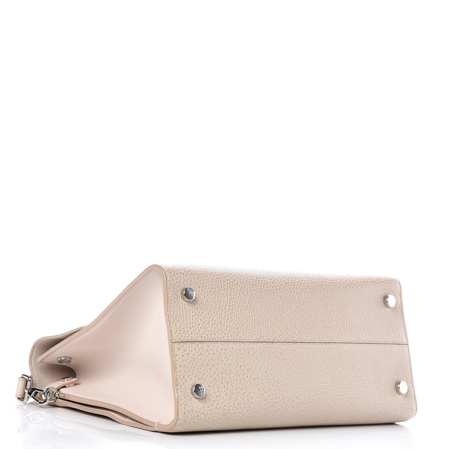 Grained Calfskin Medium Diorever Flap Tapioca