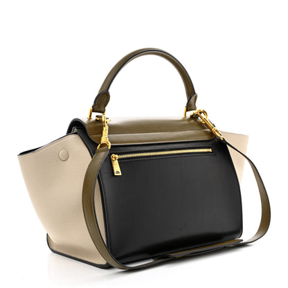 Celine Small Tri-color Trapeze Olive 3 of 21