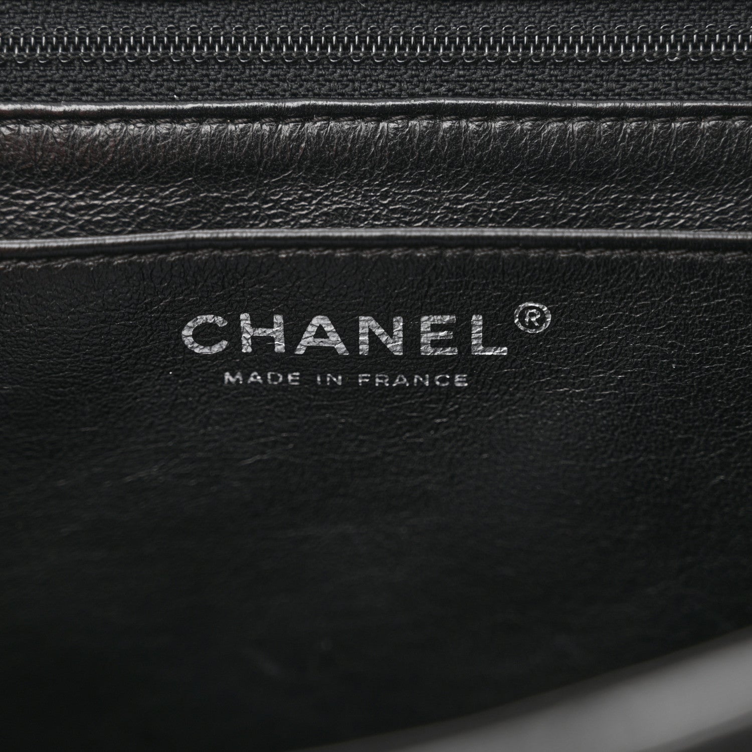 Chanel Washed Caviar Quilted Maxi Single Flap Black 6 of 13