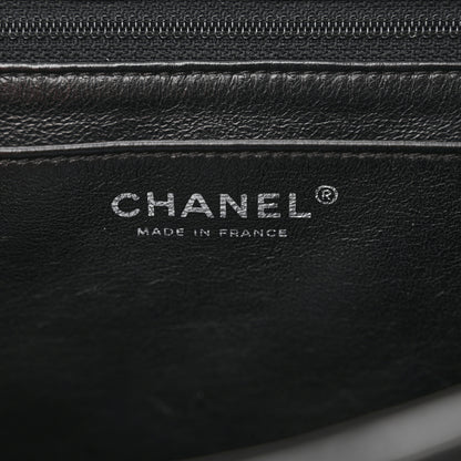 Chanel Washed Caviar Quilted Maxi Single Flap Black 6 of 13