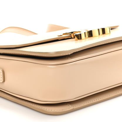 Celine Shiny Calfskin Teen Triomphe Nude 8 of 9