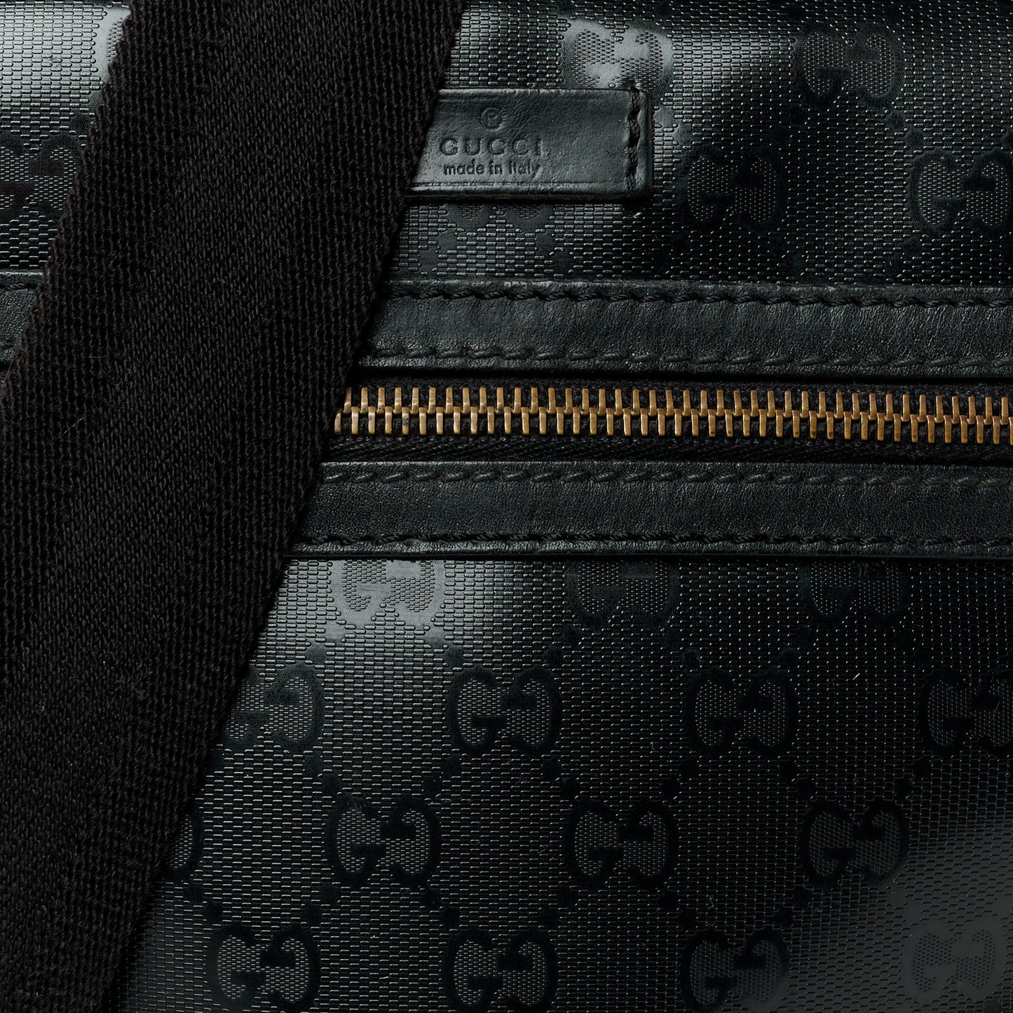 Imprime Monogram Medium Messenger Bag Black
