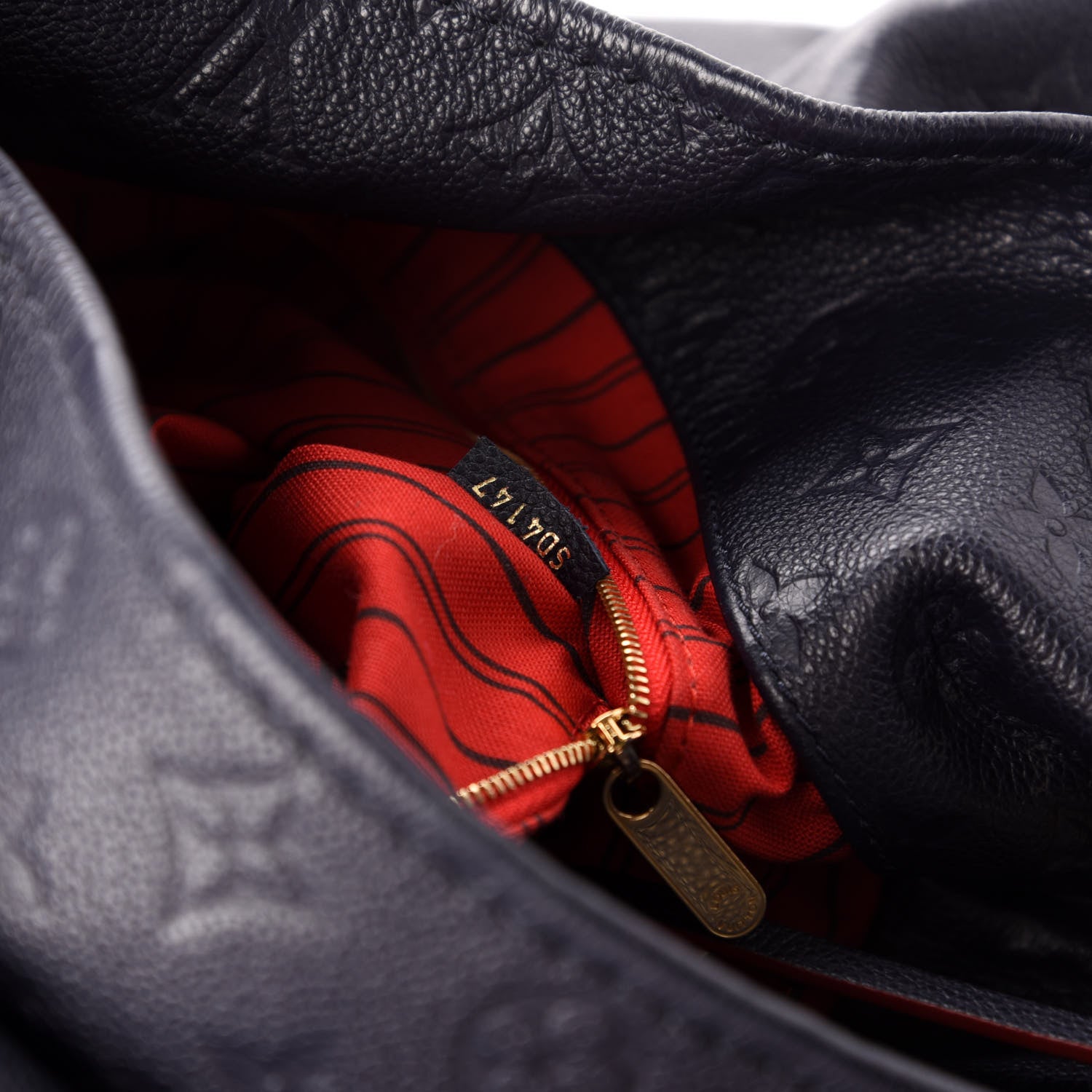 Louis Vuitton Empreinte Artsy MM Marine Rouge 7 of 9