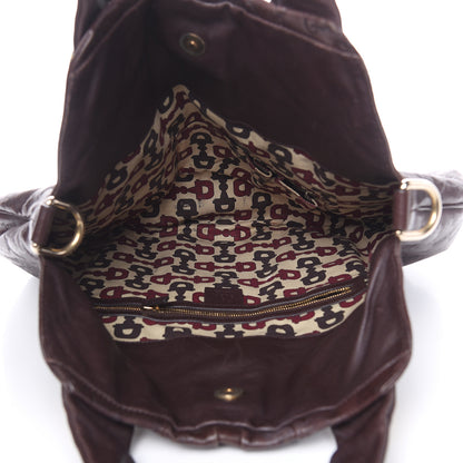 Gucci Guccissima Medium Hysteria Top Handle Bag Chocolate 5 of 13