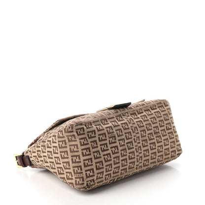 Fendi Zucchino Vitello Mama Baguette Mogano Panna Bruciato 4 of 12