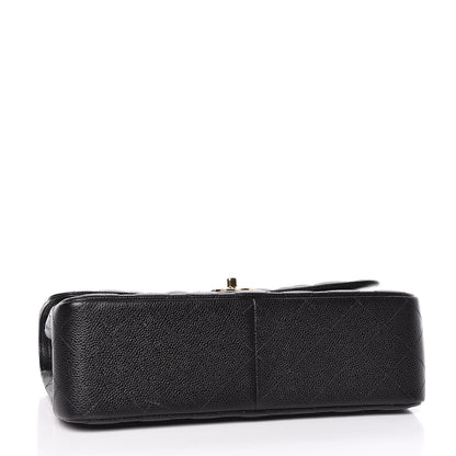 Chanel Caviar Quilted Jumbo Double Flap Black 5 of 12