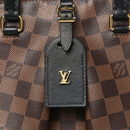 Louis Vuitton Damier Ebene Odeon Tote MM Black 7 of 12