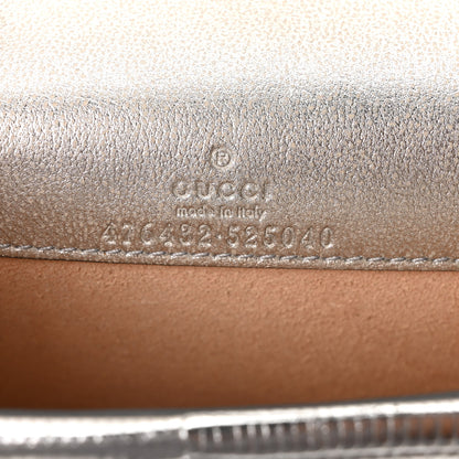 Gucci Lizard Super Mini Dionysus Bag  Silver 5 of 8