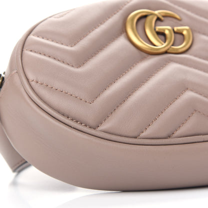 Gucci Calfskin Matelasse GG Marmont Belt Bag 85 34 Porcelain Rose 8 of 9