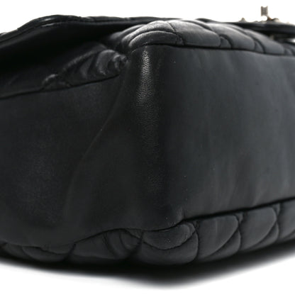 Chanel Lambskin Quilted Jumbo Coco Rain Flap Black 9 of 10