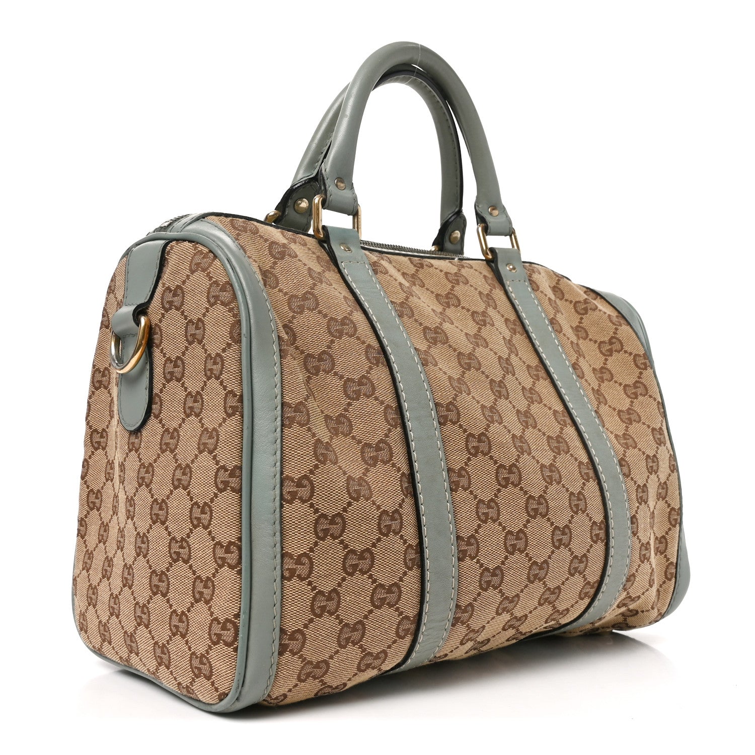 Gucci Monogram Medium Joy Boston Teal 3 of 10