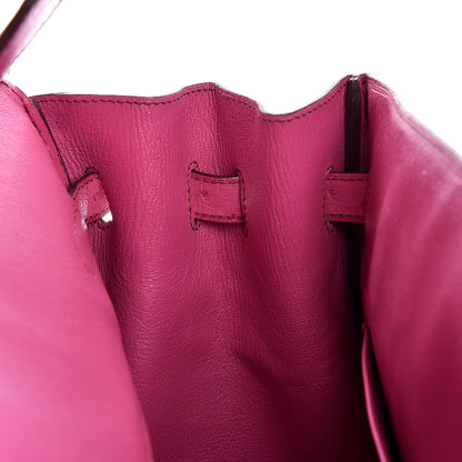 Hermes Ostrich Birkin 35 Fuchsia 15 of 35