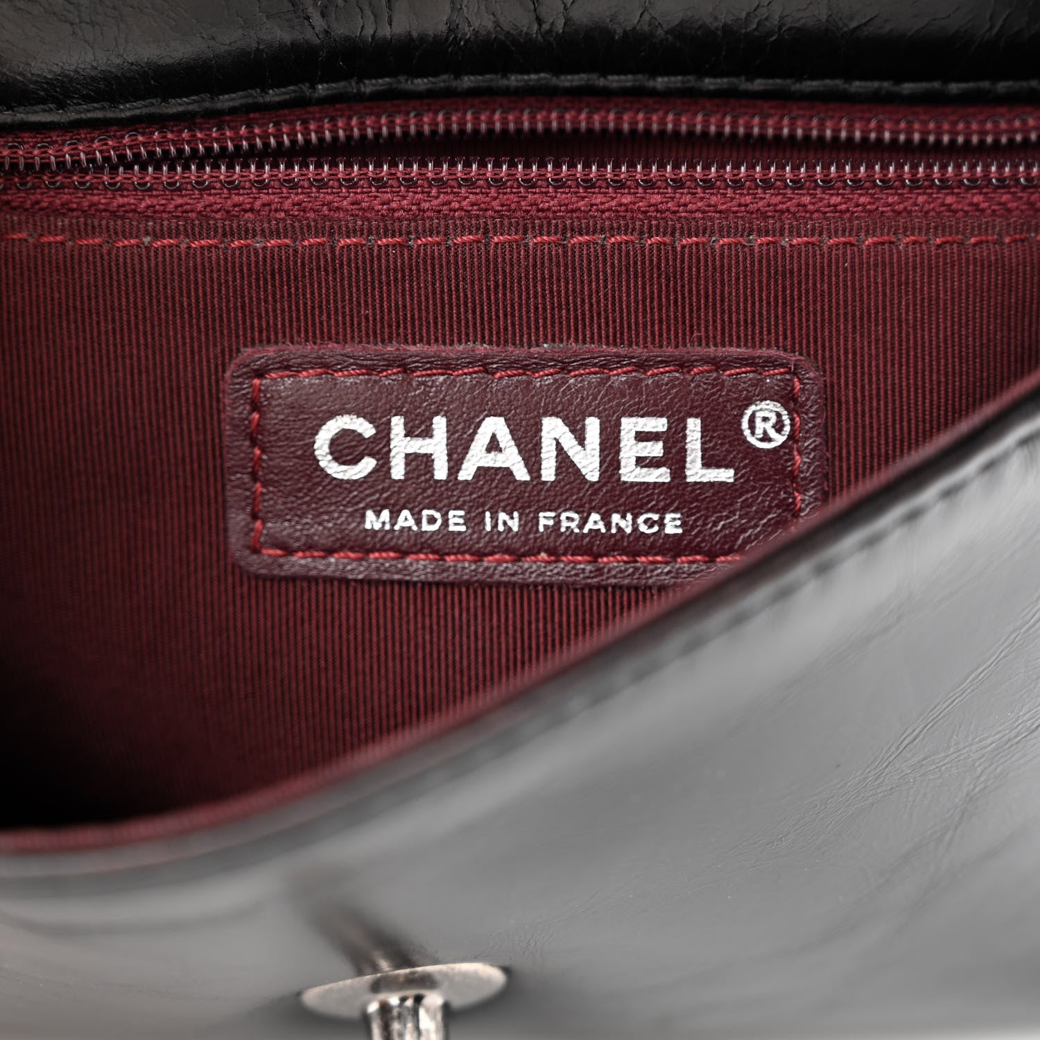 Chanel Aged Calfskin Quilted Double Sided Flap Black 7 of 11