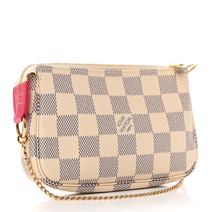 Louis Vuitton Damier Azur 2017 Christmas Animation Mini Pochette Accessories 4 of 8