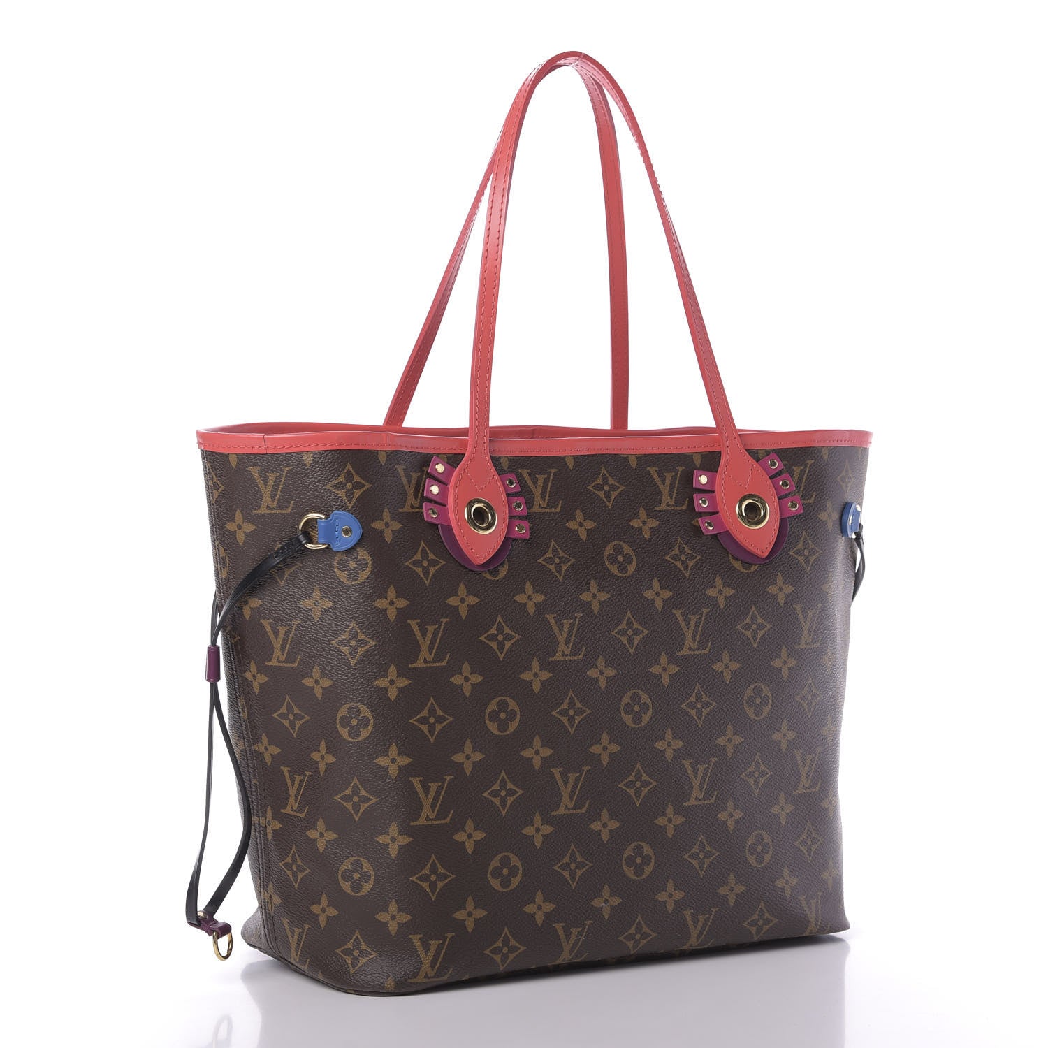 Louis Vuitton Monogram Totem Neo Neverfull MM Flamingo 3 of 9