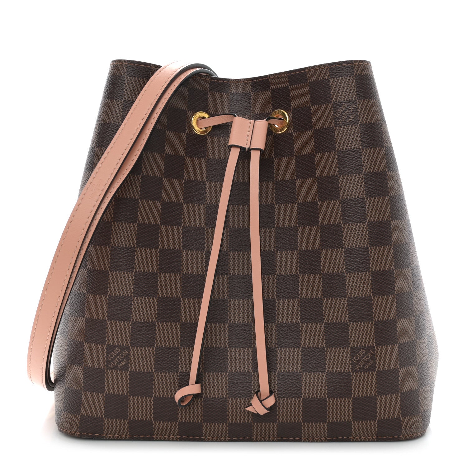 Louis Vuitton Damier Ebene Neonoe MM Venus Pink 1 of 11