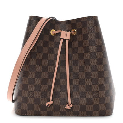 Louis Vuitton Damier Ebene Neonoe MM Venus Pink 1 of 11