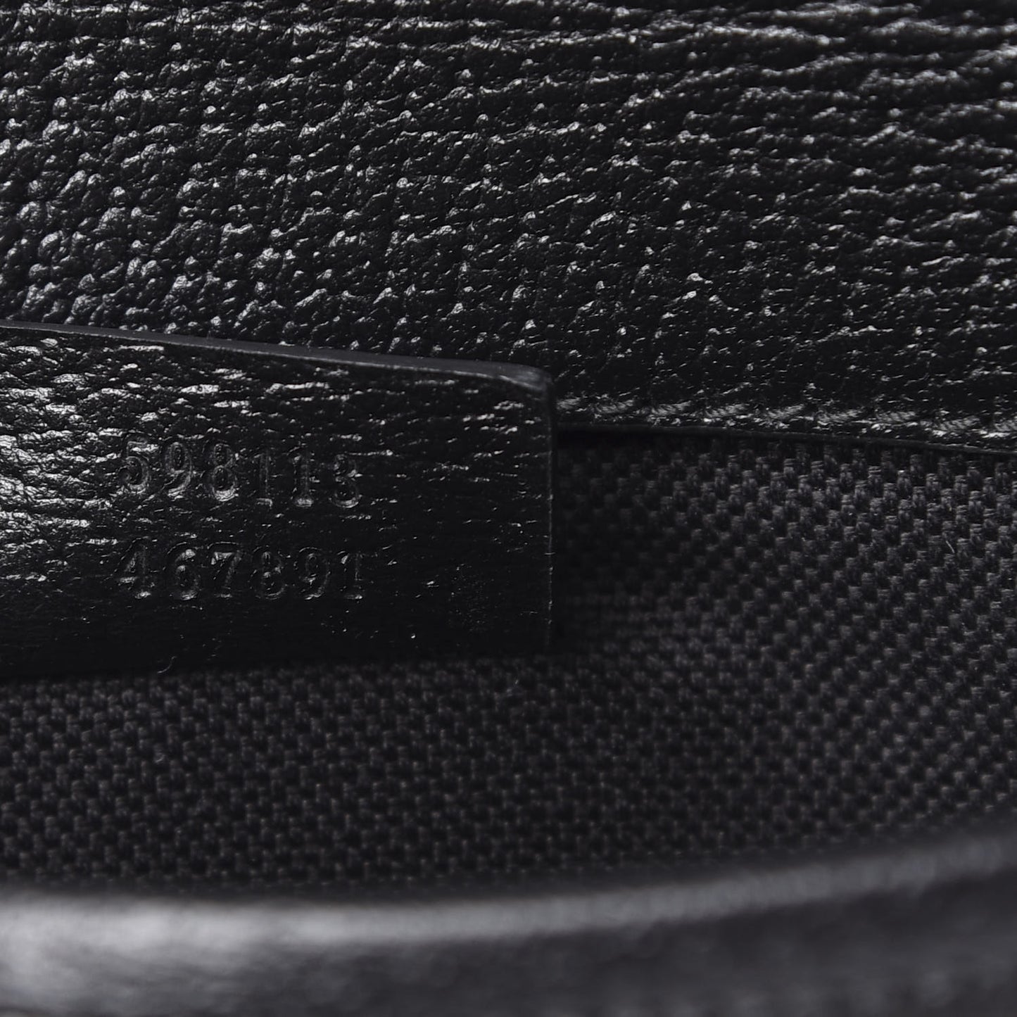 GG Supreme Monogram Psychedelic Slim Belt Bag Black