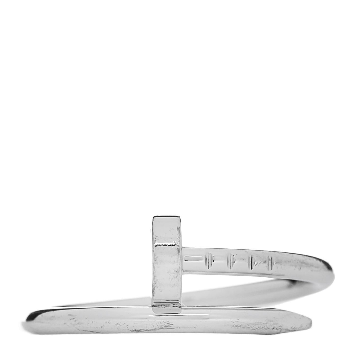 18K White Gold Small Juste Un Clou Ring 53 6.25