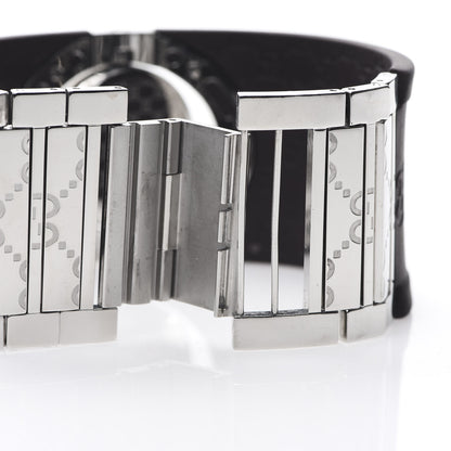 Gucci Stainless Steel Rubber 33mm Twirl Quartz Watch Brown 7 of 11