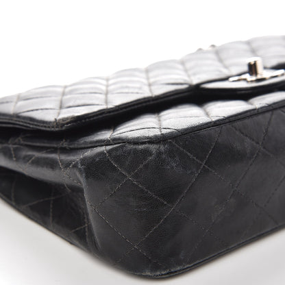 Chanel Lambskin Quilted Medium Double Flap Black 17 of 21