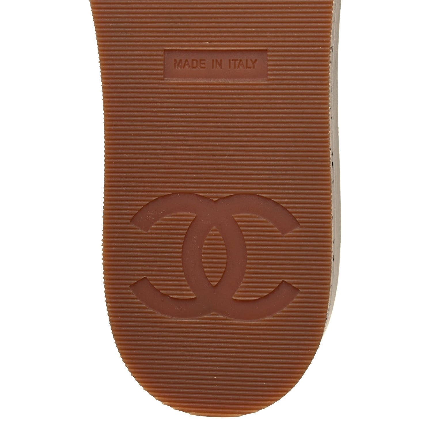 Chanel Patent Calfskin Cork CC Platform Slide Sandals 36 Beige 6 of 8