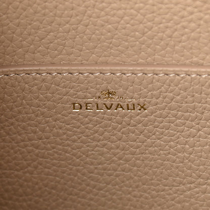 Delvaux Taurillon Pin Daily Surpique Bucket Sand 6 of 11
