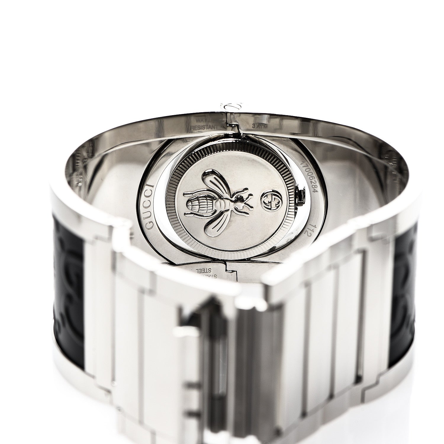 Gucci Stainless Steel Calfskin 33mm Twirl Quartz Watch 5 of 6