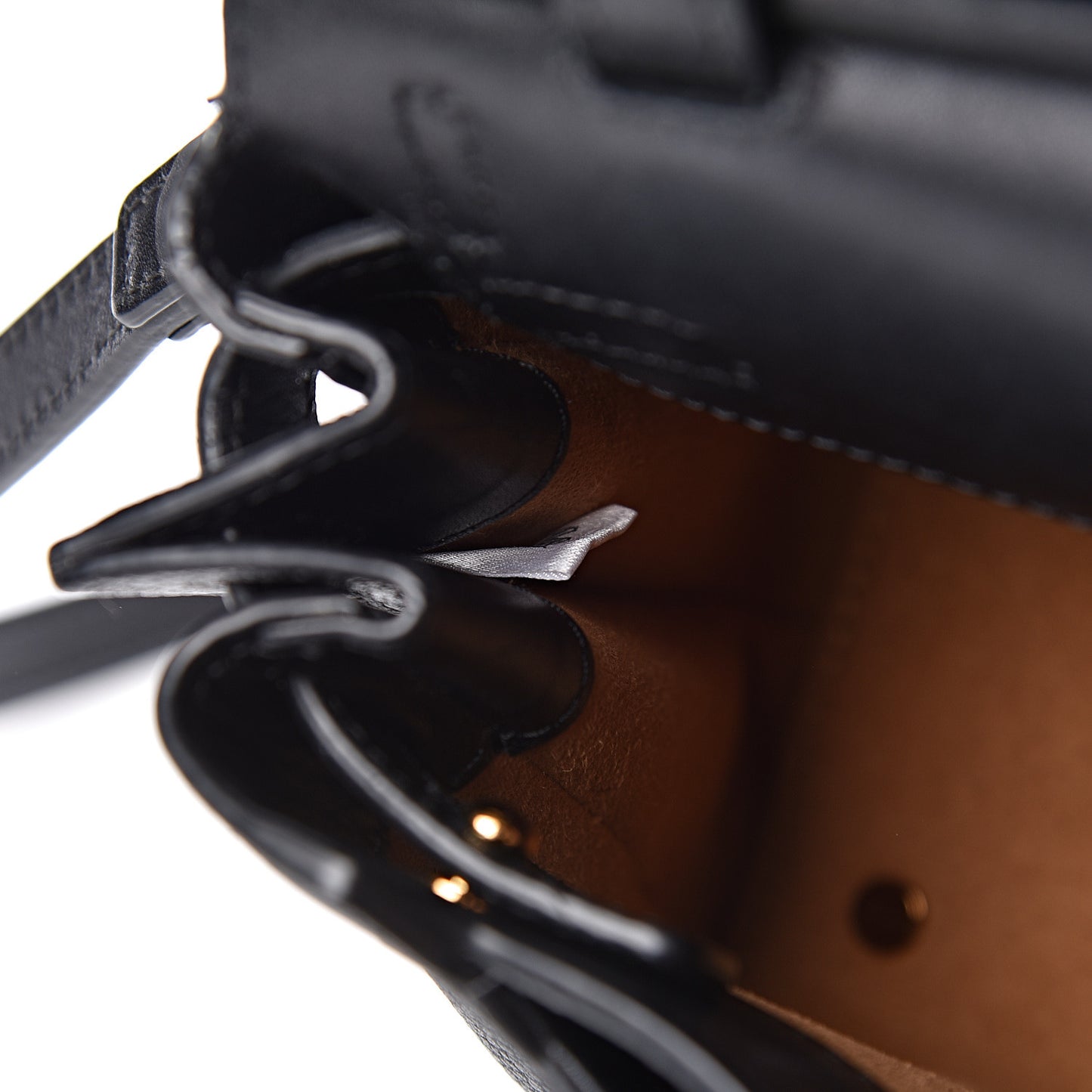 Grained Calfskin Small Milla Crossbody Black