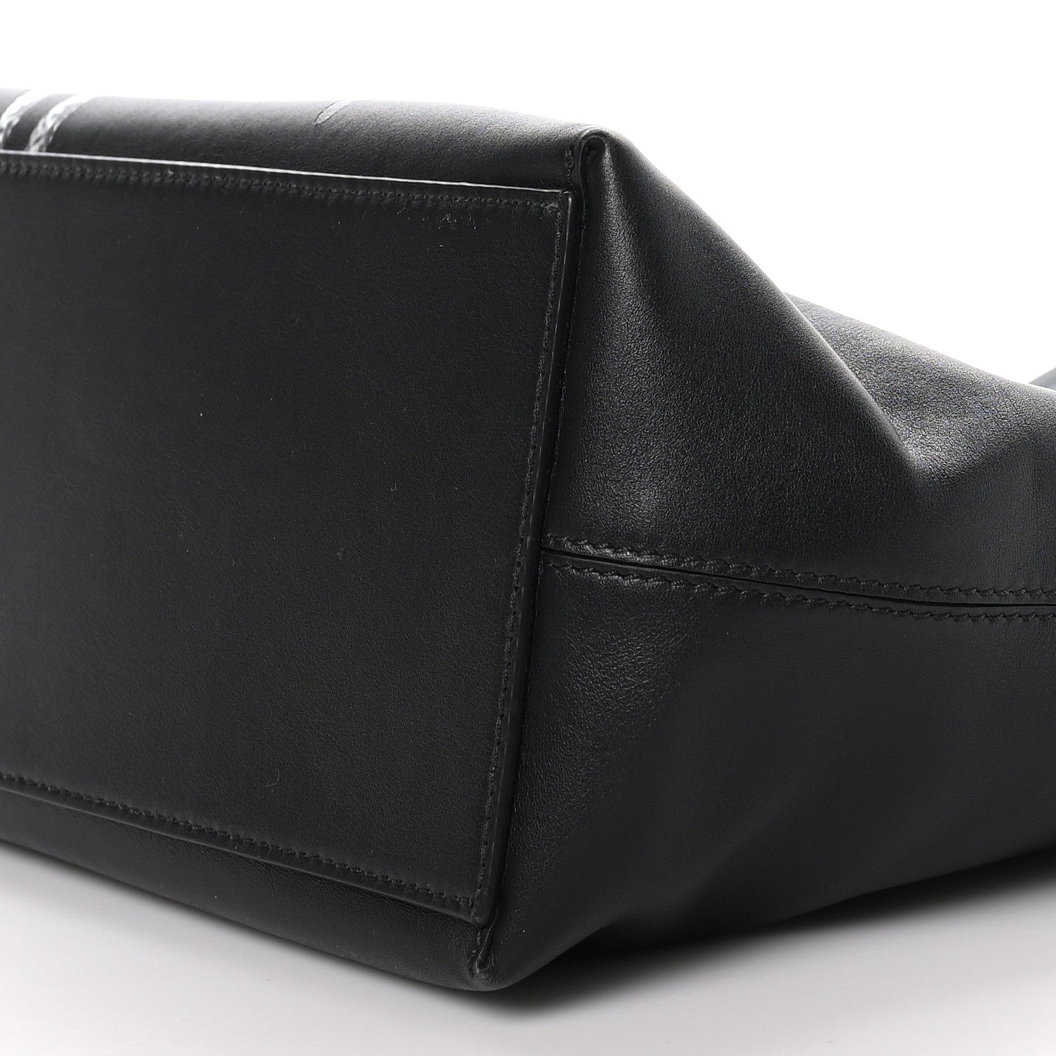 Valentino Garavani X UNDERCOVER Calfskin Print Rockstud Shoulder Tote Black 9 of 9