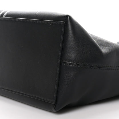 Valentino Garavani X UNDERCOVER Calfskin Print Rockstud Shoulder Tote Black 9 of 9