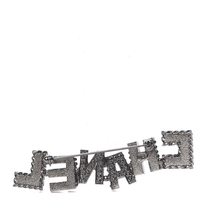 Chanel Pearl Enamel Logo Brooch Multicolor 3 of 5