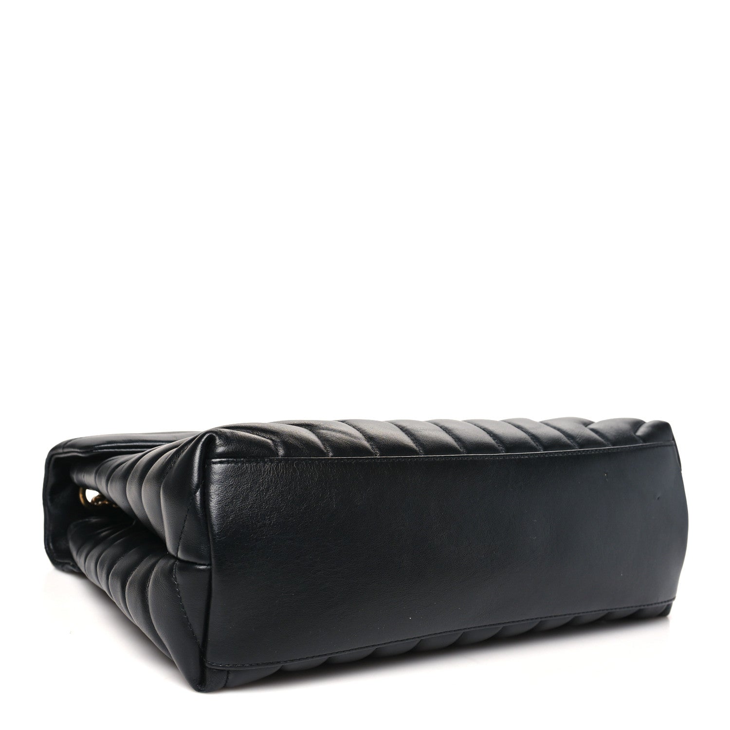 Saint Laurent Calfskin Y Quilted Monogram Medium Loulou Chain Satchel Black 4 of 9