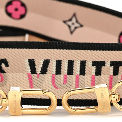 Louis Vuitton Jacquard Speedy Bandouliere 20 Shoulder Strap Black 3 of 5