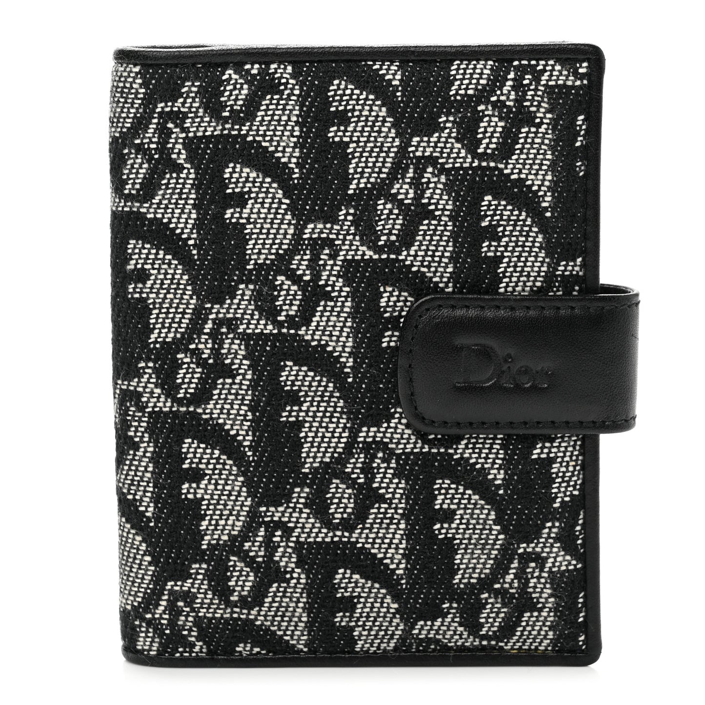 Monogram Compact Wallet Black