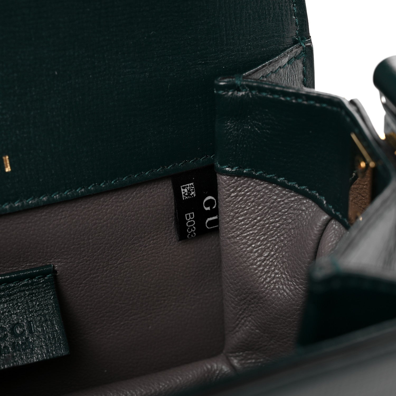 Gucci Azalea Calfskin Mini Sylvie 1969 Flap Messenger Bag Green 8 of 10