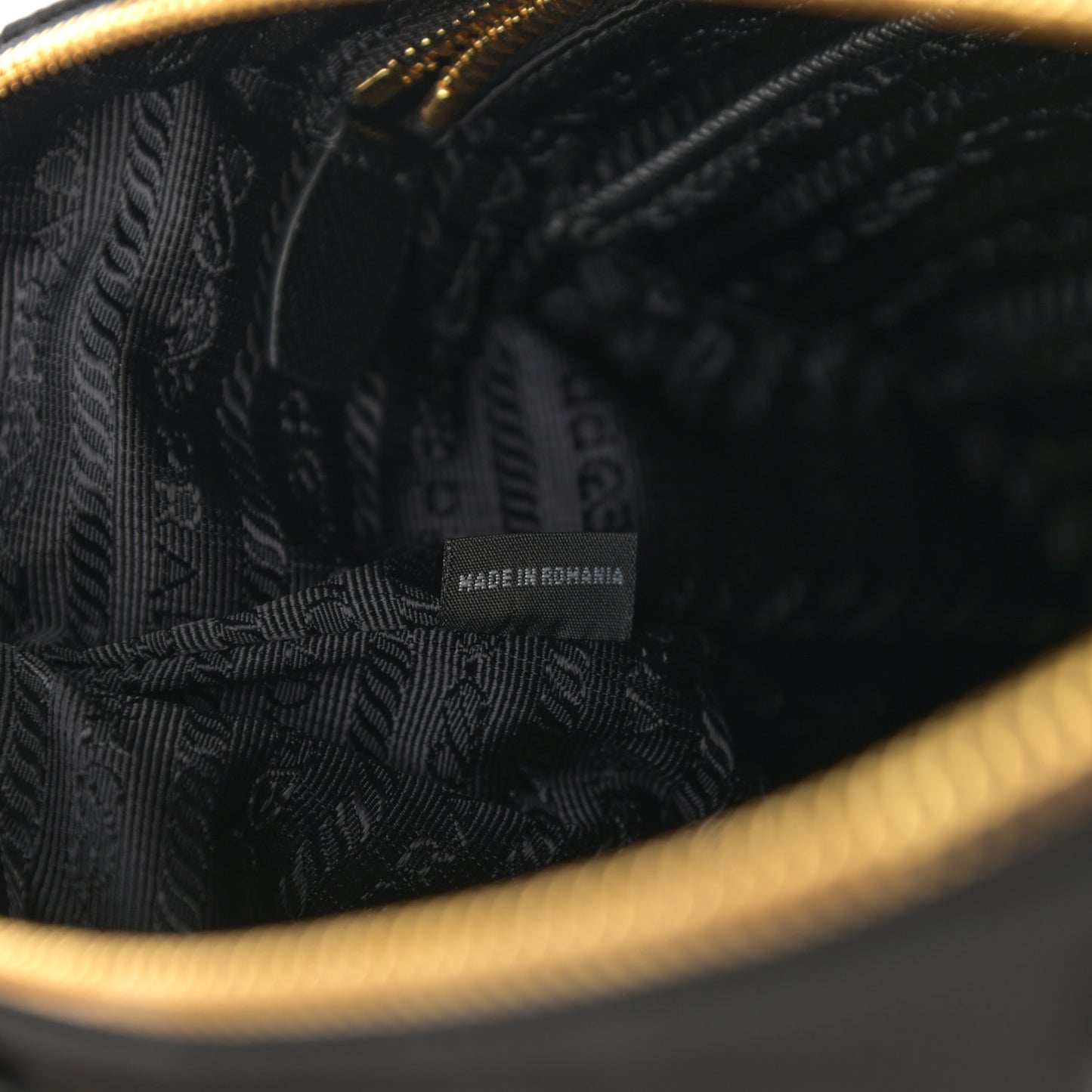 Tessuto Nylon Saffiano Small Satchel Black