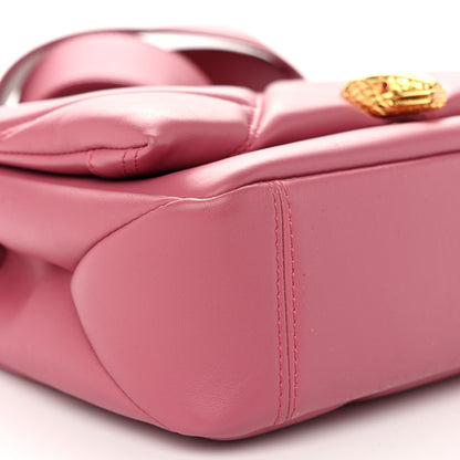 Bulgari Calfskin Matelasse Mini Serpenti Cabochon Crossbody Bag Pink 8 of 10