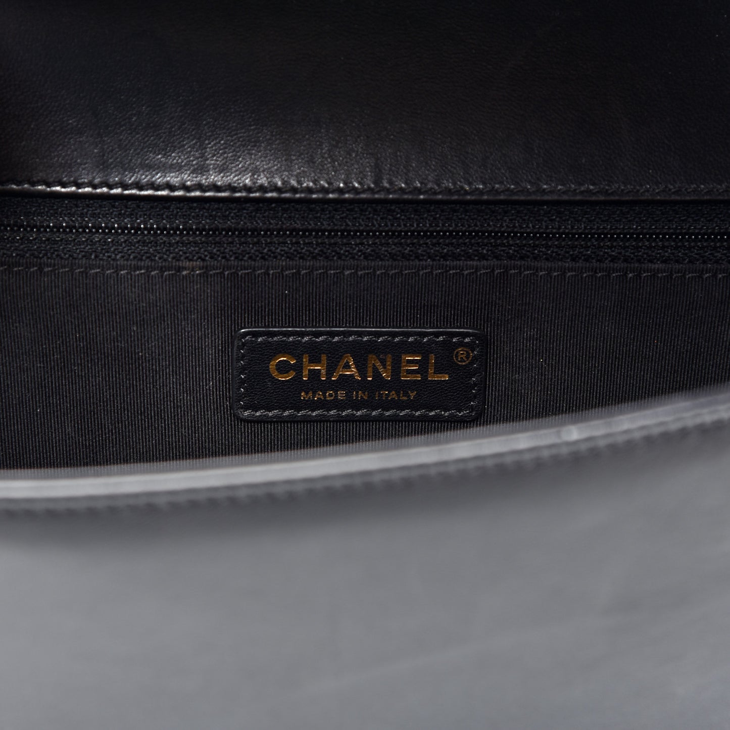 Lambskin Quilted New Medium Boy Flap Black